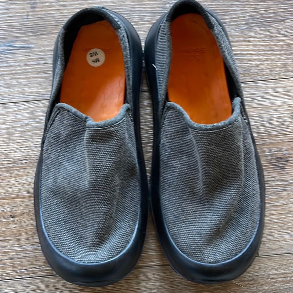 Charcoal soft science slip resistant size women’s 6 or men’s 4 unisex sh…